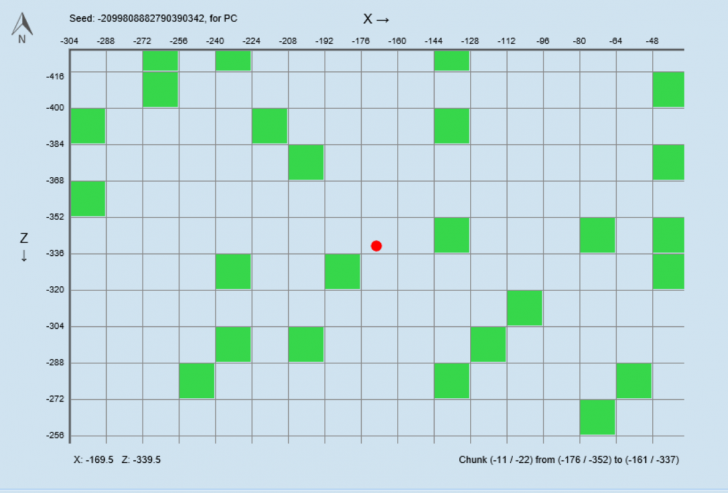 マインクラフト スライムチャンク スタンダード 版