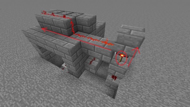 マインクラフト カッチョイイ城門の作り方 Tフリップフロップ回路を採用 ゲーム攻略情報のるつぼ